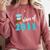 Kids Class Of 2031 Graduation Year T-Shirt Back To School Comfort Colors Sweatshirt Crimson