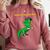 Kids Cute Graduation Dinosaur Smarty Saurus Kinder VPK Pre-k Grad Comfort Colors Sweatshirt Crimson