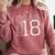 Kids Kindergarten Class Of 2018 Cute Graduation Comfort Colors Sweatshirt Crimson