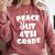 Kids Kids Peace Out 4th Grade For Graduation Comfort Colors Sweatshirt Crimson