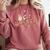Kids Peace Out Kindergarten Graduation Kindergarten Graduate Comfort Colors Sweatshirt Crimson