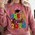 Kids Pre-K Grad 2025 Preschool Prek Graduation Comfort Colors Sweatshirt Crimson