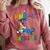 Kids Pre-K Graduate Dinosaur T-Rex Pre Kindergarten Graduation Comfort Colors Sweatshirt Crimson