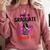 Kids Pre K Graduation Flossing Girl Nailed It Graduate Girls Comfort Colors Sweatshirt Crimson
