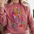 Kids So Long Kindergarten Here I Come Pre-K Graduation Graduate Comfort Colors Sweatshirt Crimson