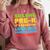 Kids So Long PRE-K It's Been Fun Shirt Boy Girl Graduation Comfort Colors Sweatshirt Crimson