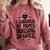Kids I Survived My Mom's Nursing Degree Nursing School Graduation Comfort Colors Sweatshirt Crimson