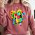 Kids Teens Graduation I Heart My Teachers I Love My Teachers Comfort Colors Sweatshirt Crimson