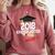 Kindergarten 2018 NAILED IT Graduation Graduate Comfort Colors Sweatshirt Crimson