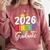 Kindergarten Graduate 2026 Preschool Graduation Kid Boy Girl Comfort Colors Sweatshirt Crimson