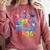 Kindergarten Graduate Kindergarten Class Of 2026 Graduation Comfort Colors Sweatshirt Crimson