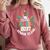 Kindergarten Graduation Class Of 2025 Senior 2037 Class Comfort Colors Sweatshirt Crimson