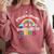 Kindergarten Graduation Proud Mom Son Daughter Comfort Colors Sweatshirt Crimson