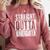 Kindergarten Graduation- Straight Outta Kindergarten Comfort Colors Sweatshirt Crimson