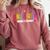 Kindergarten Here I Come Kids Pre-k Graduation Comfort Colors Sweatshirt Crimson