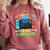 Kindergarten Level Complete Graduation Class 2025 Gamer Boys Comfort Colors Sweatshirt Crimson