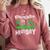 Kindergarten Is History Dinosaur Graduation Comfort Colors Sweatshirt Crimson