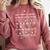 Labor And Delivery Alphabet Nurse New Nurse Graduation Comfort Colors Sweatshirt Crimson