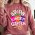 Last Day Of School Adios Kindergarten Graduation Kids Girls Comfort Colors Sweatshirt Crimson