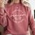 My Last First Day Senior 2026 Graduation Comfort Colors Sweatshirt Crimson