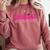 Latina Graduation Educated Latina Chingona With A Masters Comfort Colors Sweatshirt Crimson