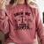 Law School Graduation Bar Exam Comfort Colors Sweatshirt Crimson