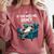 Lazy Raccoon Sarcastic Introvert Humor Japanese Animal Comfort Colors Sweatshirt Crimson