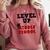 Level Up Middle School 5th Grade Graduation Comfort Colors Sweatshirt Crimson
