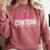 Licensed Esthetician 2023 Graduation Comfort Colors Sweatshirt Crimson