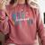 Licensed Nurse Injector Graduation Nurse Injector Comfort Colors Sweatshirt Crimson