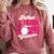 Lil Cousin Of a 2025 Graduate Prom Graduation 25 VolleyBall Comfort Colors Sweatshirt Crimson