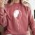 Lone Balloon Celebration Individualistic Introvert Party Comfort Colors Sweatshirt Crimson
