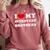I Love My Introvert Brothers I Heart My Introvert Brothers Comfort Colors Sweatshirt Crimson
