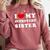 I Love My Introvert Sister I Heart My Introvert Sister Comfort Colors Sweatshirt Crimson I Love My Introvert Sister I Heart My Introvert Sister Comfort Colors Sweatshirt Crimson