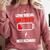 Low Social Battery Need Recharge Introvert Self-Care Comfort Colors Sweatshirt Crimson