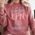 LPN Licensed Practical Nurse Graduation Nursing Nurses Week Comfort Colors Sweatshirt Crimson