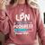 LPN In Progress Loading Future Nurse Graduation Lover Comfort Colors Sweatshirt Crimson