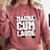 Magna Cum Laude Graduation Comfort Colors Sweatshirt Crimson