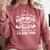 Major In Neuroscience Student Teacher Graduation Comfort Colors Sweatshirt Crimson