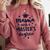Mama With A Masters Degree Graduation Ceremony Mom Comfort Colors Sweatshirt Crimson