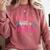 Mama With A Masters Degree Mom Graduation Mother's Day Comfort Colors Sweatshirt Crimson