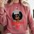 Master Degree Graduation Gifts Black Girl Comfort Colors Sweatshirt Crimson