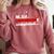 Master Of Education Completed Teacher Master Graduation For Men Women Comfort Colors Sweatshirt Crimson