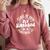 Master's Degree Graduation My Husband Mastered It 2024 Comfort Colors Sweatshirt Crimson