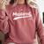 Master's Degree Mastered It 2021 Graduation Comfort Colors Sweatshirt Crimson