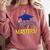 Masters Degree Proud Dad Graduation Shirt MBA Social Work Comfort Colors Sweatshirt Crimson