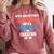 Masters In Education Degree Graduation Women MeD Comfort Colors Sweatshirt Crimson