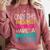 Masters In Education Degree Graduation Women MeD Comfort Colors Sweatshirt Crimson