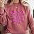 Masters Graduation Educated Latina Chingona Con Diploma Comfort Colors Sweatshirt Crimson