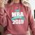 MBA Class Of 2019 Graduate Business School Graduation Comfort Colors Sweatshirt Crimson